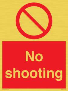 No shooting